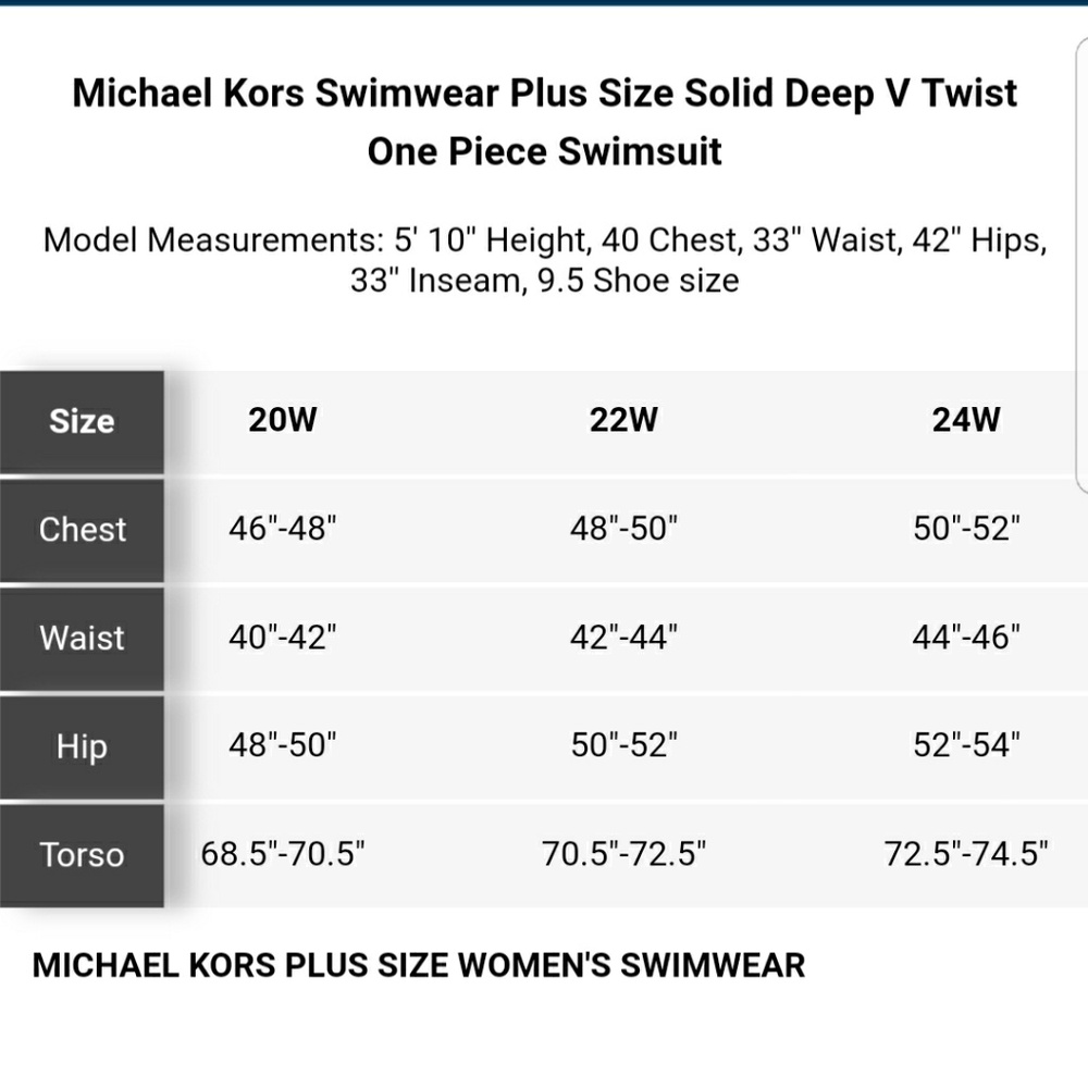 NWT! AUTH. MICHAEL KORS SWIMSUIT - Picture 8 of 8